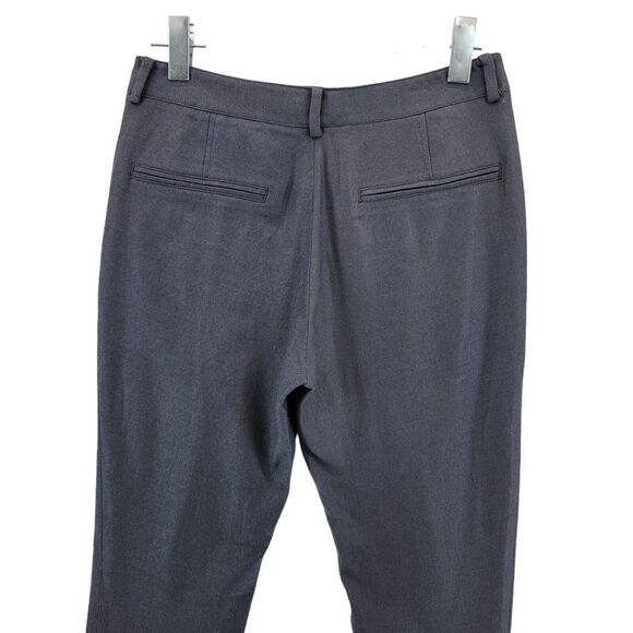 Helmut Lang Womens Pleated Pants Size 0 Asymmetrical Zip Wool Blend Gray - Picture 4 of 11